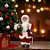 Papai Noel Decorativo em Pé Com saco de presente decorado - 30cm - 1 unidade - Rizzo - Imagem 1