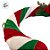 Efeite Decorativo de Natal - Bengala Com Laço Vermelha e Verde - 56x21x6cm - 1 unidade - Rizzo - Imagem 5