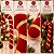 Enfeite Decorativo de Natal - Bengala Vermelha e Dourada - 8x2,2x19,5cm - 1 unidade - Rizzo - Imagem 4