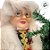 Mamãe Noel Decorativa em Pé Com presente e Arvore de Natal - 90cm - 1 unidade - Rizzo - Imagem 3