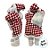 Papai Noel Decorativo em Pé com Saco de Presentes e Urso - Vermelho e Branco - 45cm - 1 unidade - Rizzo - Imagem 7