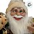 Papai Noel Decorativo em Pé com Saco de Presentes e Enfeite - Dourado - 60cm - 1 unidade - Rizzo - Imagem 3