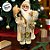 Papai Noel Decorativo em Pé com Saco de Presentes e Enfeite - Dourado - 60cm - 1 unidade - Rizzo - Imagem 8