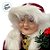 Mamãe Noel Decorativa em Pé com Presentes - Vermelho e Branco - 60cm - 1 unidade - Rizzo - Imagem 3
