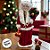 Mamãe Noel Decorativa em Pé com Presentes - Vermelho e Branco - 60cm - 1 unidade - Rizzo - Imagem 8
