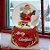 Enfeite Decorativo de Natal - Globo de Neve com Papai Noel - 4,5x7cm - 1 unidade - Rizzo - Imagem 1