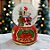 Enfeite Decorativo de Natal - Globo de Neve com Pinguim e Árvore - 4,5x7cm - 1 unidade - Rizzo - Imagem 1