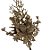 Pick Decorativo de Natal - Galhos com Frutas - Glitter Dourado - 14x30cm - 1 unidade - Cromus - Rizzo - Imagem 2