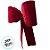 Laço de Veludo Vermelho P - 20x23x5cm - 1 unidade - Rizzo - Imagem 3