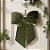 Laço Decorativo de Veludo Verde - 20cm - 1 unidade - Rizzo - Imagem 1