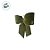Laço Decorativo de Veludo Verde - 20cm - 1 unidade - Rizzo - Imagem 3