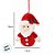 Enfeite Decotivo Para Pendurar De Natal - Papai Noel - 16x13x6cm - 1 unidade - Cromus - Rizzo - Imagem 4
