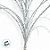 Galho Decorativo - Prata Com Glitter - 57x40x40cm - 1 unidade - Cromus - Rizzo - Imagem 3
