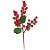 Galho Decorativo de Natal - Azevinho - Vermelho e Verde - 32x13,5x5cm - 1 unidade - Cromus - Rizzo - Imagem 1