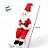 Papai Noel Decorativo Sentado de Natal - Vermelho/Branco - 43x20x10cm - 1 unidade - Cromus - Rizzo - Imagem 5