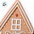 Enfeite De Natal Em Resina - Casinha Gingerbread - 14,5x16x6cm - 1 unidade - Cromus - Rizzo - Imagem 4