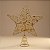 Topo Estrela para Árvore de Natal Plástico - Ouro - 24x19,5x5cm - 1 unidade - Cromus - Rizzo - Imagem 1