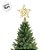Topo Estrela para Árvore de Natal Plástico - Ouro - 24x14x5cm - 1 unidade - Cromus - Rizzo - Imagem 3