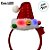 Tiara de Natal Papai Noel com LED - 20x12,5x1,5cm - 1 unidade - Cromus - Rizzo - Imagem 3
