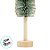 Mini Árvore de Natal Base de Madeira - Verde e Marrom - 31x7x7cm - 1 unidade - Cromus - Rizzo - Imagem 3