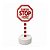 Luminária de Natal - "Santa Stop Here" - 27cm - 1 unidade - Rizzo - Imagem 3