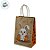 Sacola de Papel Kraft - 20x15x25cm - Páscoa Rabbit   - 10 unidades - Rizzo - Imagem 3