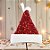 Gorro de Natal Decorativo - Vermelho com Lantejoulas - 20cm - 1 unidade - Cromus - Rizzo - Imagem 1