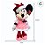 Pelúcia Decorativa de Natal - Minnie em Pé - Rosa e Vermelho - 77cm - 1 unidade - Disney Original - Rizzo - Imagem 3