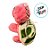 Chaveiro de Pelúcia Tartaruga - Rosa - 5x8x4cm - 1 unidade - Rizzo - Imagem 3