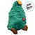 Árvore de Natal de Pelúcia - Verde Escuro - 15x21x10cm - 1 unidade - Rizzo - Imagem 2