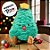 Árvore de Natal de Pelúcia - Verde Escuro - 15x21x10cm - 1 unidade - Rizzo - Imagem 6