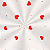 Saco Transparente Decorado - 15x29cm - Love Vermelho - 100 unidades - Cromus - Rizzo Embalagens - Imagem 1