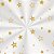 Saco Transparente Decorado - 11x19,5cm - Estrela Ouro - 100 unidades - Cromus - Rizzo Embalagens - Imagem 1