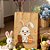 Sacola de Papel Kraft - 23,5x17x31,5cm - Páscoa Rabbit    - 10 unidades - Rizzo - Imagem 1