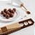Caixa 6 Brigadeiros Retangular Marrom e Bege com Luva - 16,8x4cm - 1 unidade - Cromus - Rizzo - Imagem 1
