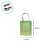 Sacola Transparente PVC com Alça de Fibra - Verde - 19,5x14,5x9,5cm - 1 unidade - Rizzo - Imagem 2