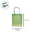Sacola Transparente PVC com Alça de Fibra - Verde - 24,5x19,5x9,5cm - 1 unidade - Rizzo - Imagem 2