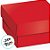 Mini Caixa Quadrada com Tampa - Charming Red - 10 unidades - Cromus - Rizzo - Imagem 2