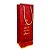 Sacola de Papel Premium Para Garrafa - Desejos Vermelho - 35x12x9cm - 1 unidade - Cromus - Rizzo - Imagem 1