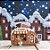 Enfeite De Natal em Resina - Trailer Ginger - Marrom e Branco - 16x12,7cm - 1 unidade - Cromus - Rizzo - Imagem 1