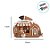 Enfeite De Natal em Resina - Trailer Ginger - Marrom e Branco - 16x12,7cm - 1 unidade - Cromus - Rizzo - Imagem 2