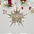 Enfeite Decorativo Para Pendurar de Natal - Estrela Natalina Cristal - 11x11cm - 1 unidade - Cromus - Rizzo - Imagem 1