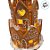 Enfeite De Natal Em Resina - Castelo Ginger - Marrom e Branco - 20,5x14cm - 1 unidade - Cromus - Rizzo - Imagem 4