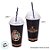 Copo Shake Harry Potter - Hogwarts - Preto - 500ml - 1 unidade - Plasútil - Rizzo - Imagem 2