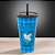 Copo de Plástico com Tampa e Canudo Ravenclaw - Harry Potter - 700ml - 1 unidade - Plasútil - Rizzo - Imagem 1