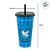 Copo de Plástico com Tampa e Canudo Ravenclaw - Harry Potter - 700ml - 1 unidade - Plasútil - Rizzo - Imagem 3