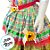 Vestido de Festa Junina Colorido - Xadrez Laço e Girassol - GG - 1 unidade - Rizzo - Imagem 3