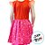 Vestido de Festa Junina Colorido - Bonequinha - Laranja e Rosa - G - 1 unidade - Rizzo - Imagem 5
