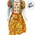 Vestido de Festa Junina Colorido - Fofurinha - Verde e Amarelo Florido - GG - 1 unidade - Rizzo - Imagem 2
