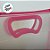 Sacola Transparente Fosca Horizontal Pvc Alça Plana Rosa Claro - 22x30x9cm - 1 unidade - 1 unidade - Cromus - Rizzo - Imagem 3